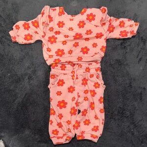 Carter's Pink and Orange Floral Kids Matching Set